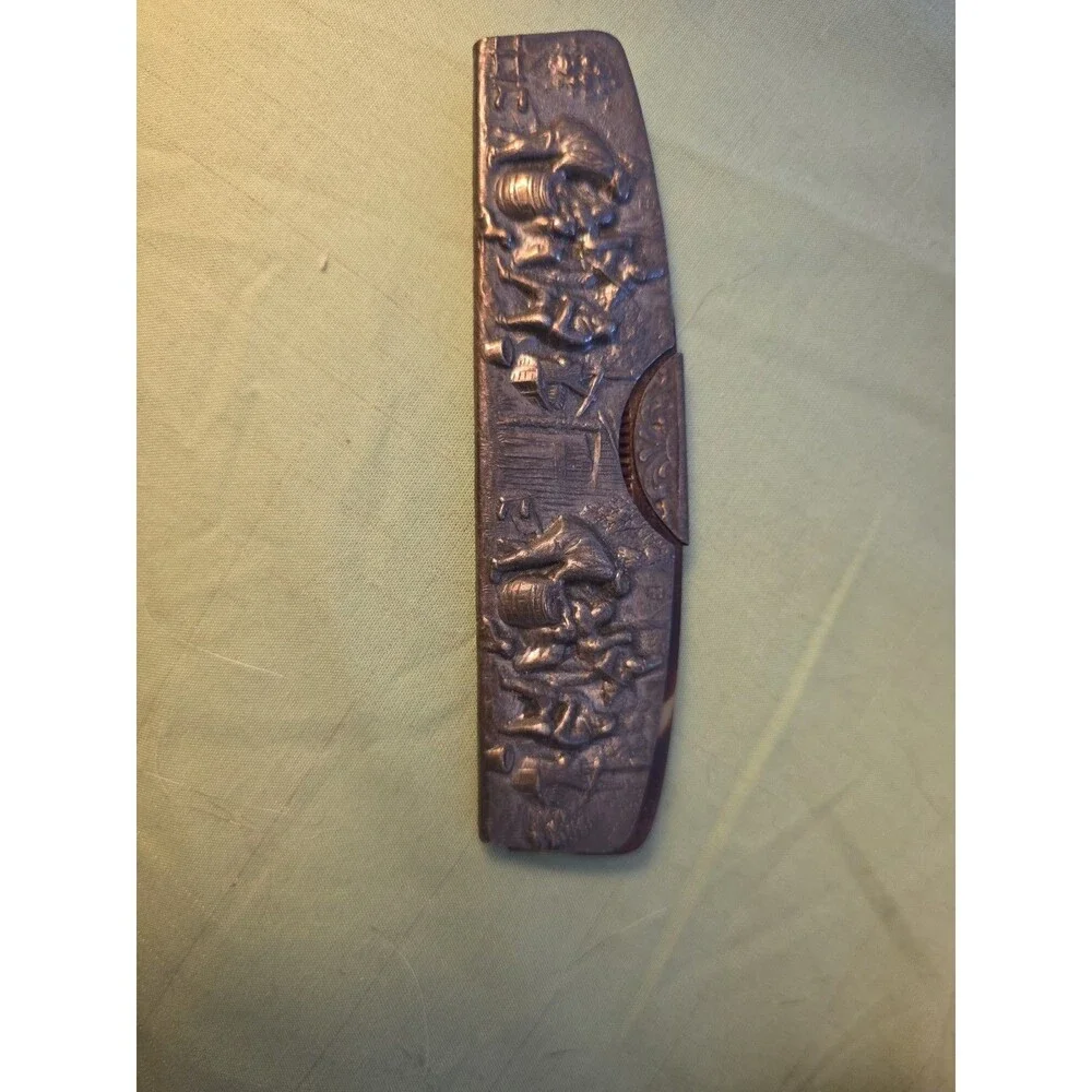 Vintage Repose Silver Comb Holder & Comb